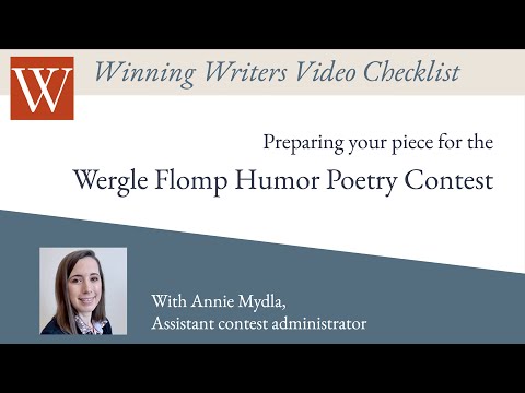 Preparing your entry for the Wergle Flomp Humor Poetry Contest