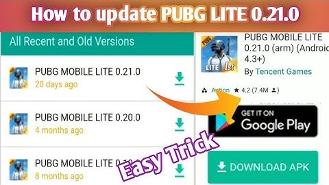 PUBG Mobile Lite New Update 0.21.0😍 - How to update | Easy trick with proof 100% working