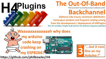Waaaaaaaaaaaaaaaah ! why does my Arduino code keep crashing on my esp8266? It works fine on my UNO!