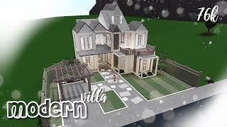 Modern Villa 76k || Bloxburg