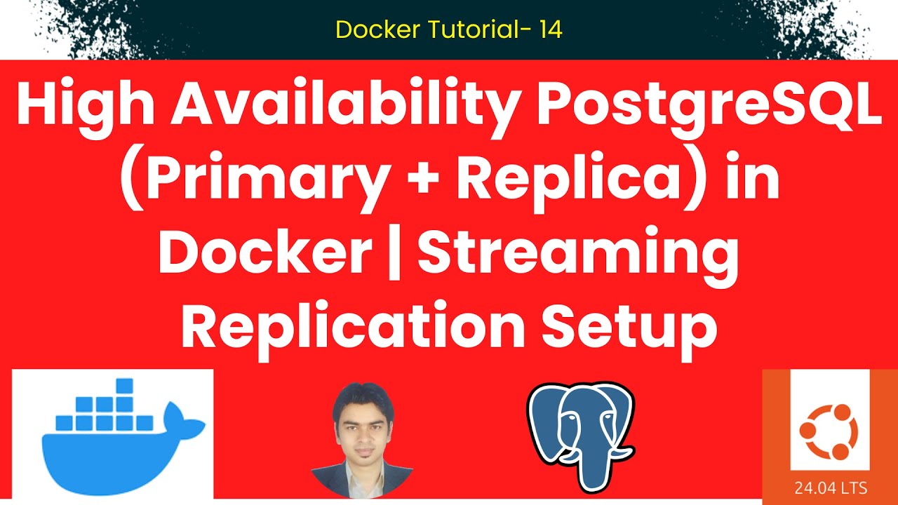 High Availability PostgreSQL (Primary + Replica) in Docker | Streaming ...