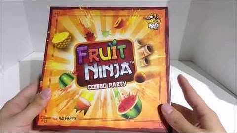 Fruit Ninja: Combo Party Board Game Review!