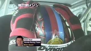 BTCC 2011 at Oulton-Park Honda Team Kollision in der letzten Kurve