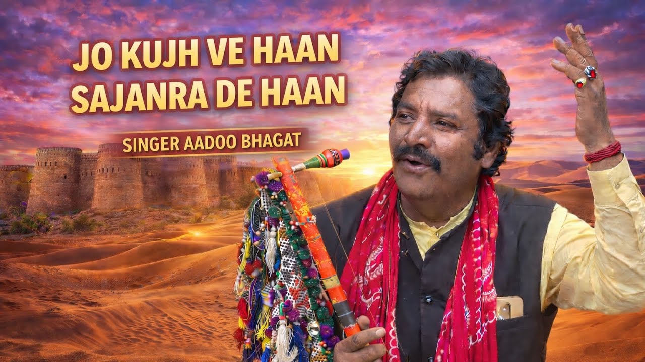 Jo kujh ve haaan sajanra de haan awaz singer aado bhagat Cholistani 