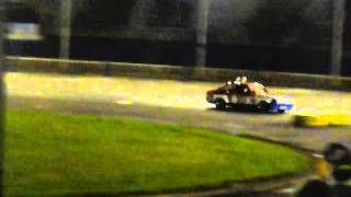 Mick 'Duffy' Collard v Barry Lee - Hot Rod match race Wimbledon Stadium 21 February 2016
