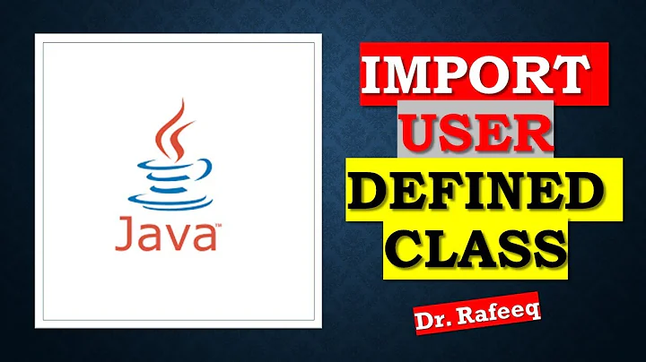 Import class from different package java