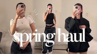 SPRING CLOTHING HAUL! basic staples i've been wearing and styling for this season | Colleen Ho