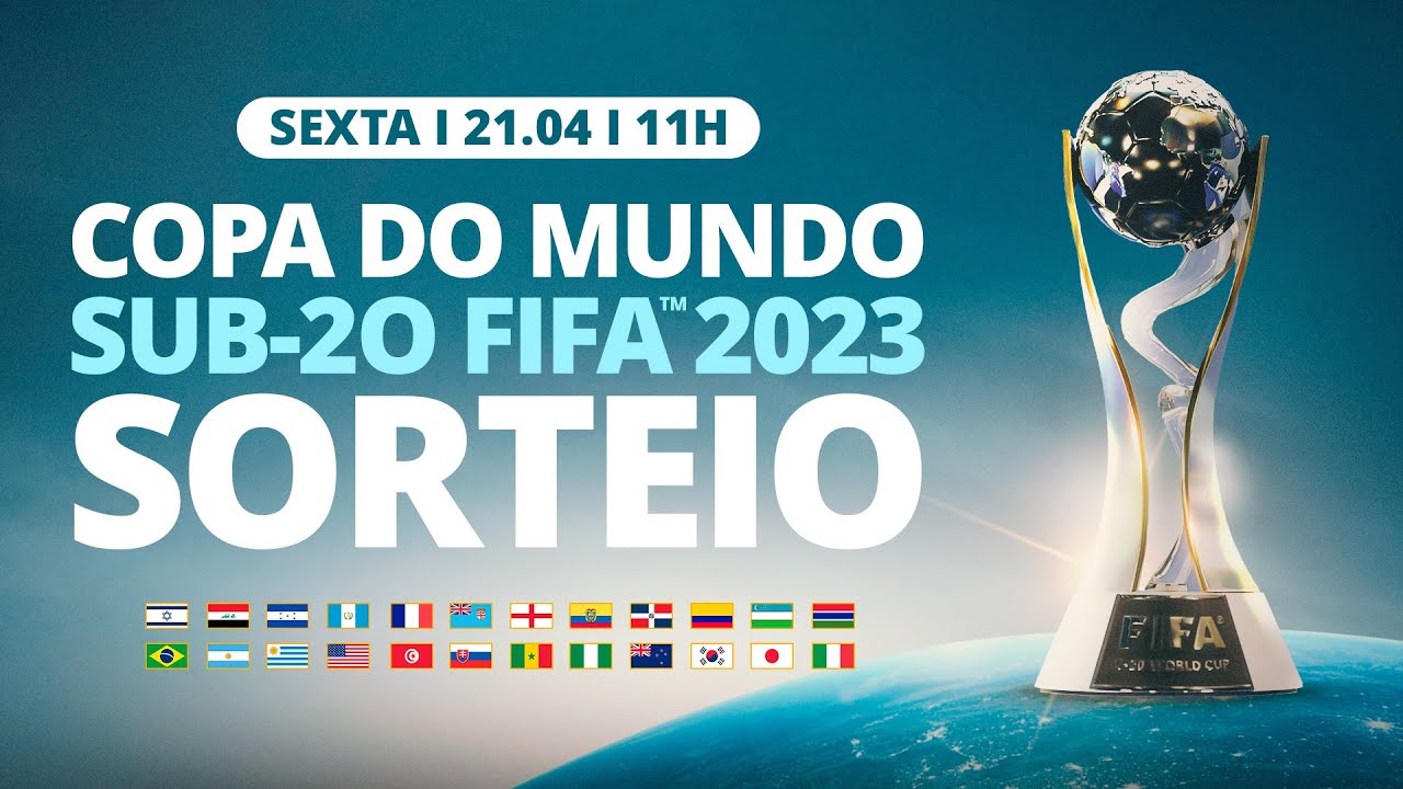 AO VIVO SORTEIO DA COPA DO MUNDO SUB20 2023 YouTube