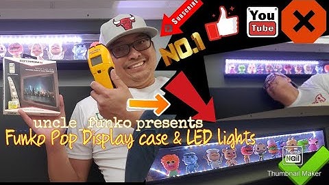 Funko Pop display case & LED lights