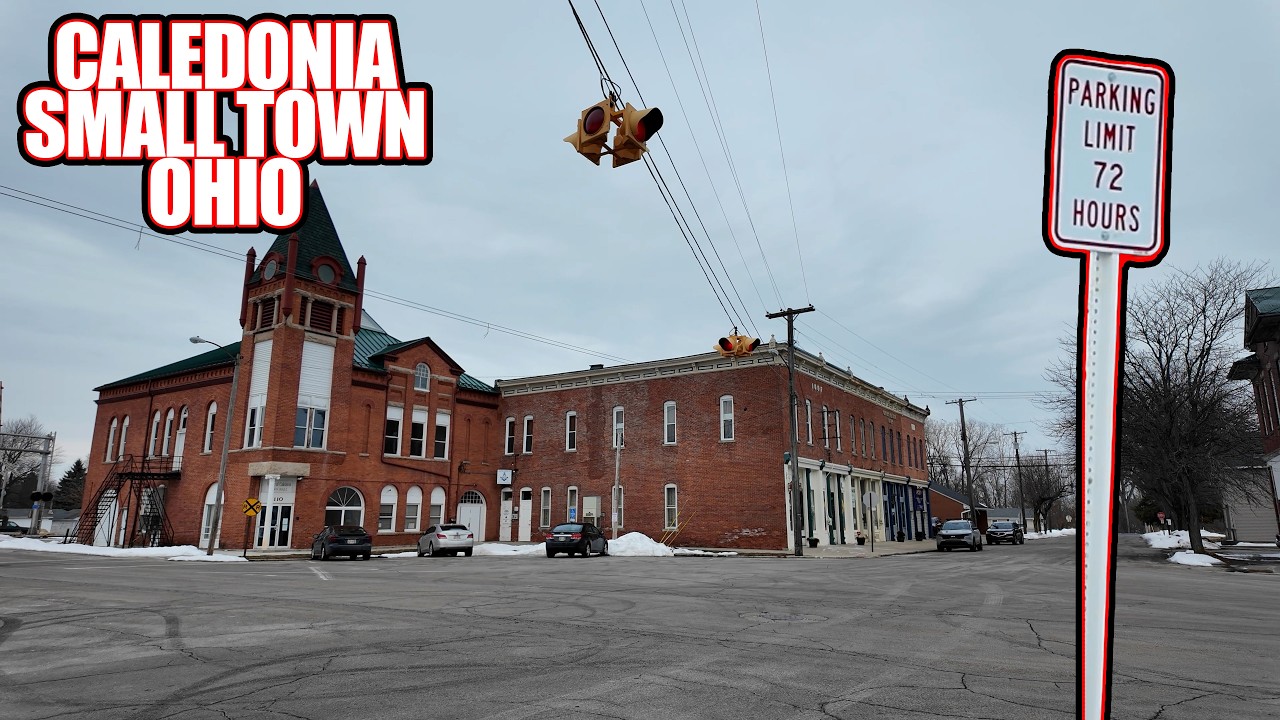 В этом небольшом городке парковка разрешена только на 72 часа. Каледония, Огайо.