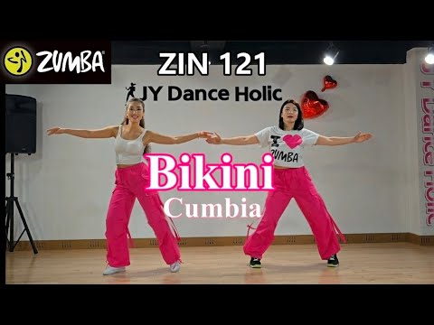 🇰🇷 Bikini / Cumbia / ZIN 121 / ZUMBA / JY Dance Holic / 대전 줌바 / 줌바 전문스튜디오 / 줌바 새싹반(기초반) 새안무