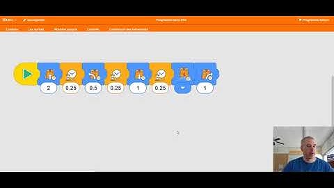 Première programmation EdBlocks