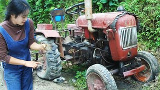 Full-video, Genius Girl Repairs 1980 Tractor, Perfect Pink Machine ~ Lin Guoer