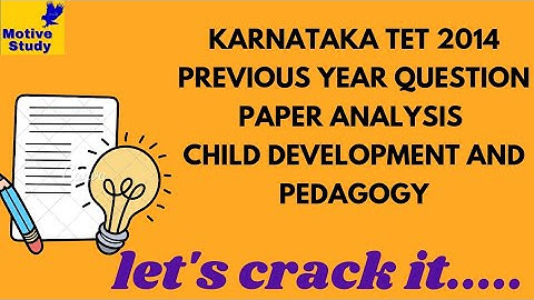 Karnataka Tet 2014 (Paper-2) Previous Year Question Paper Analysis By Nabahath Husna