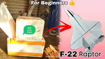 How to Make Rc F22 plane Frame For Beginners👍 (Part-1)