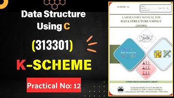 (313301) Data Structure Using C DSU Manual answer | MSBTE K Scheme–Semester 3 #12