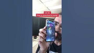Easiest Way To Download & Install iOS 16 #shorts