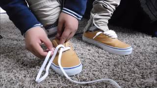 how to lace vans authentic