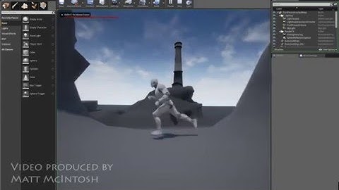 Creating an environment in Unreal 4 - Video 006