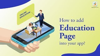 How to add Education Page into your App? screenshot 5