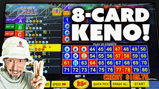 Eight Card KENO Action from Peppermill Reno