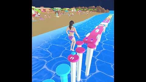 Hopscotch Run | Level 36 | New Update 🔥 | #shorts #games all levels