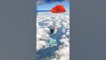 His Parachute Got Stuck On The Stabilizer 😳 (@atsbgovau/YT)