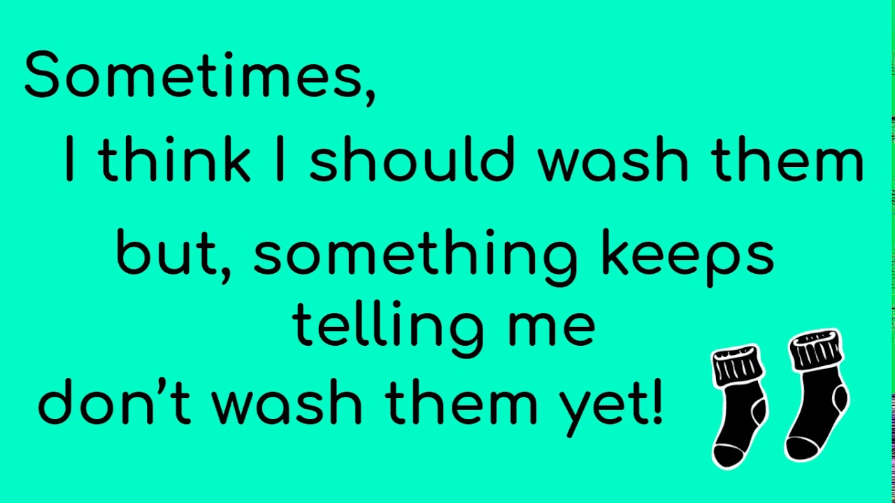 Black Socks Song with Lyrics YouTube