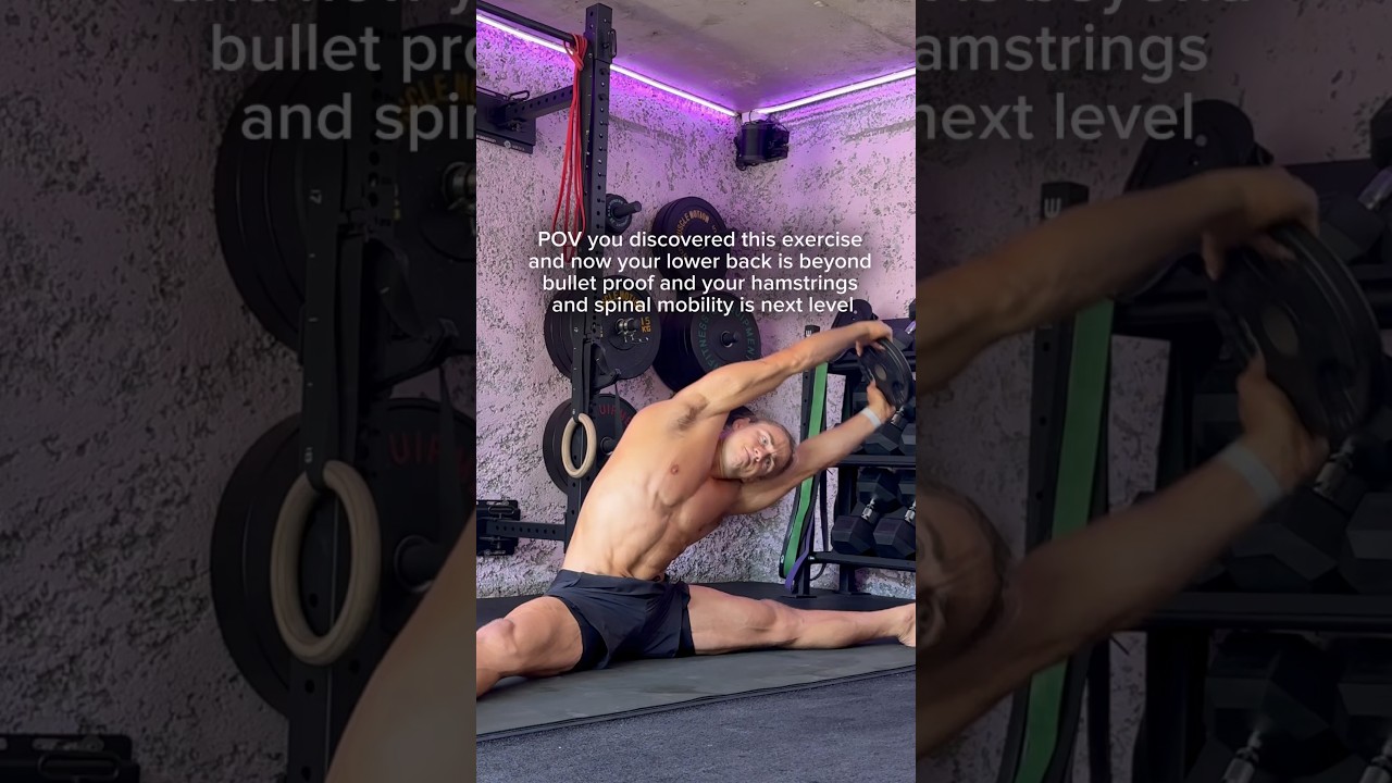 POV this exercise boosts your lower back, hamstrings, and spinal mobility to new heights… ⬆️🫵🏼🛠️