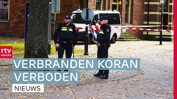 Demonstratie Pegida verboden & Jongens maken eigen waarschuwingsborden | RTV Drenthe