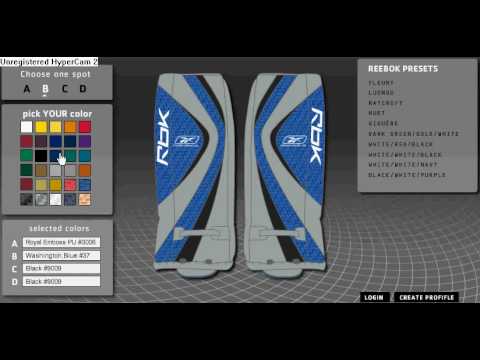 custom reebok pads