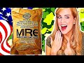 Irish Girl Tries American Military Food (MRE's)