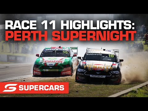 Race 11 Highlights - Bunnings Trade Perth SuperNight | Supercars 2022