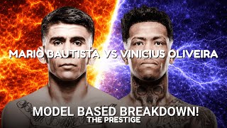 Mario Bautista vs Vinicius Oliveira:  UFC  Main Event Breakdown Stats & Graphics! 🔥