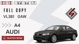 Audi A4 EGS VL381 0AW Full Copy