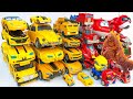 The best yellow transformers bumblebee assemble stopmotion robot tobot optimus prime of the beasts