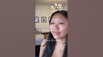 From light brows to fuller but still natural looking #nanobrows #microblading #nanoblading #brows