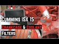 The Forgotten Filters - Crankcase & Coolant - Cummins ISX 15 | Owner Operator Trucking Repair DIY
