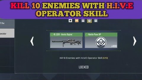 Kill 10 enemies with H.I.V.E Operator Skill - COD Mobile