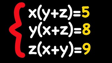 Solving a Quick and Easy System of Equations | System of Equations with Three Variables