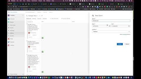 Azure DevOps - How to create a Sprint