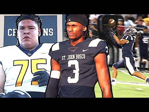 😲😲  St John Bosco DROPPED 70+ vs Eastwood H.S from Texas | California v Texas H.S Football.