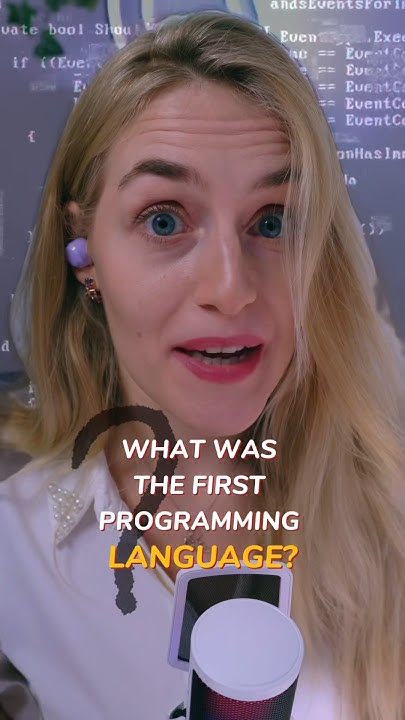 The First Programming Language: What Was It?! 📟🤓 - YouTube