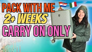 Pack with me | My autumn trip to Europe!