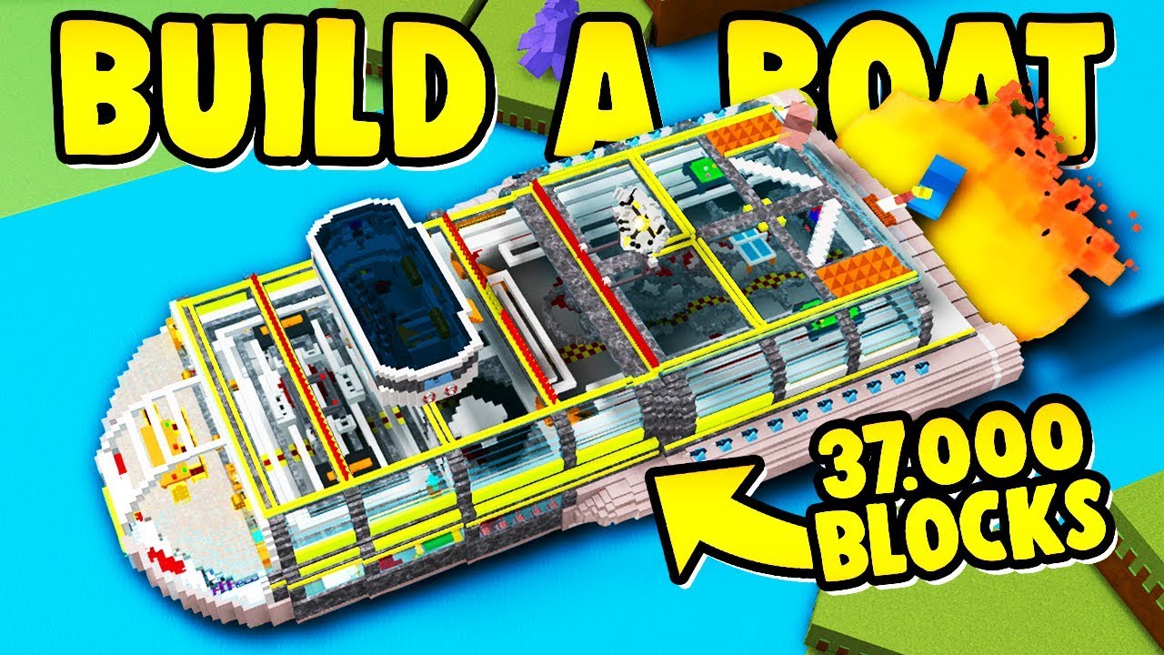 build a boat mega space ship world record! - youtube