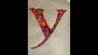 Creating a Medieval Letter Y Coloring Page | Pencil & Fountain Pen Tracing