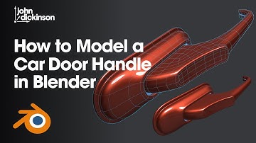How to Model a Car Door Handle in Blender