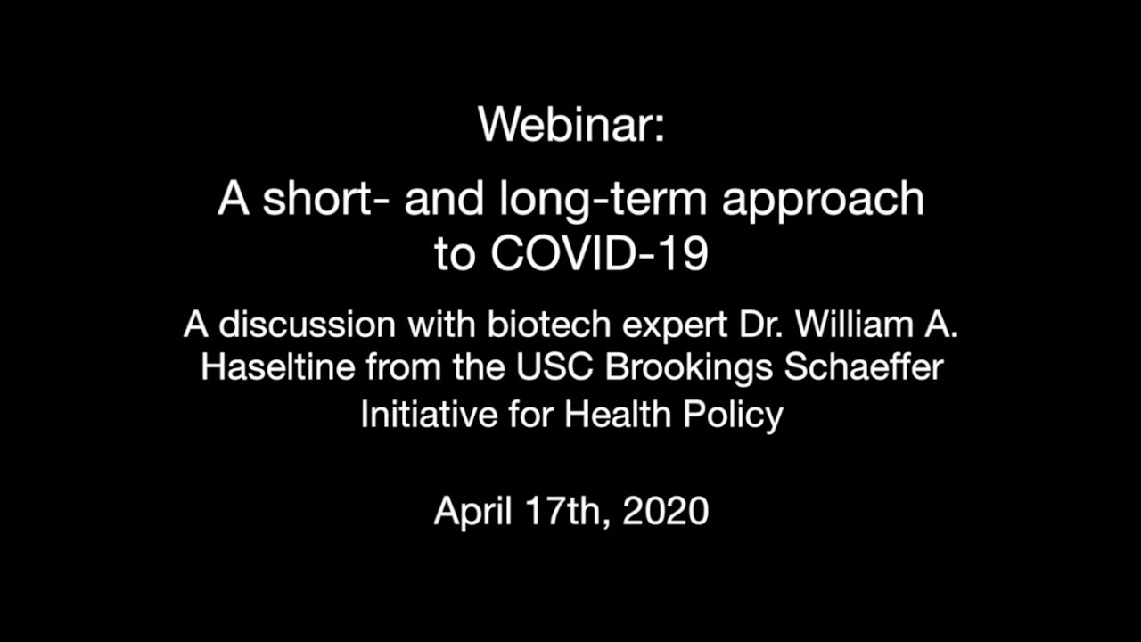 A Short And Long term Approach To COVID 19 YouTube