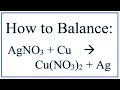 Balancing Chemical Equations with Nitrate