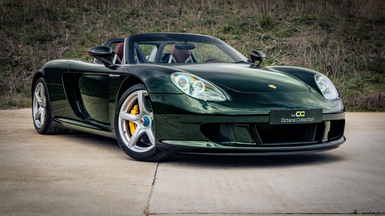 I went to check out the insane Dark Olive Metallic Porsche Carrera GT over ...